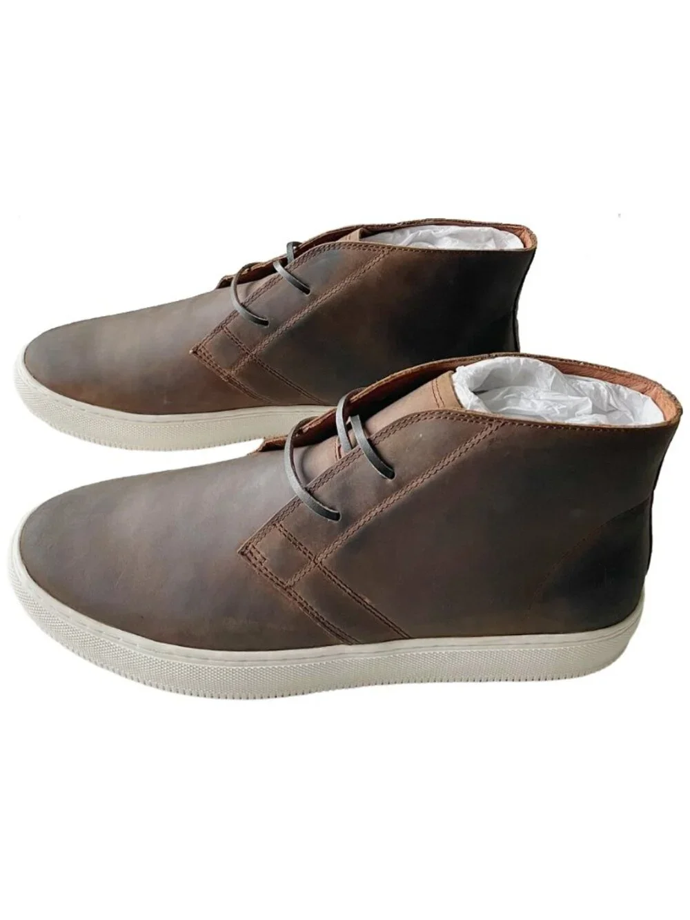 Frye Astor Chukka Sneaker Boots Men’s 10.5 Tan Leather NIB